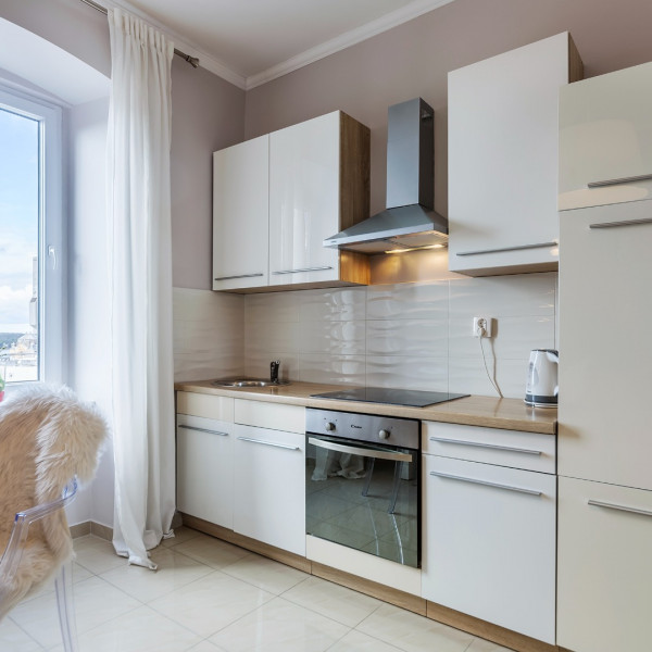 Kitchen, Captain Emo City Apartments Pula, Captain Emo City Apartments with a Pool, Pula, Croatia Pula